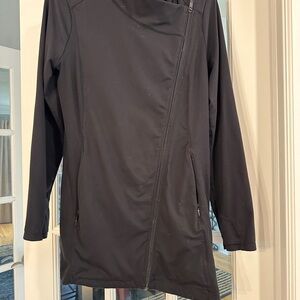 Athleta Cozy Blissful Hoodie Dress Charcoal Large